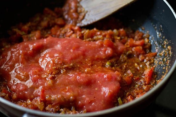 tomato puree added